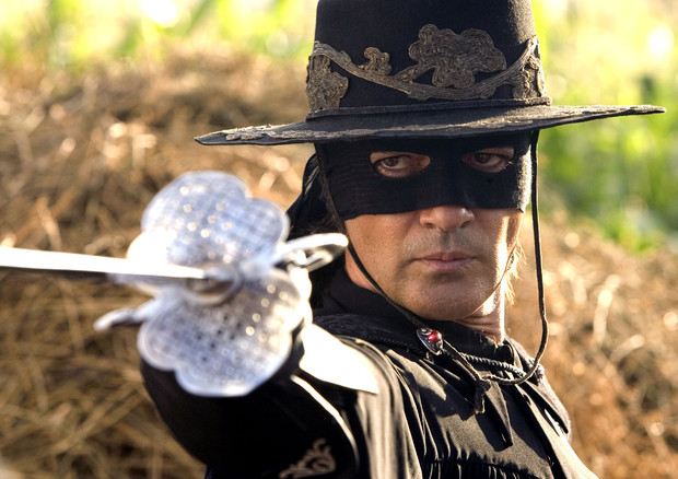 Antonio Banderas nei panni di Zorro.