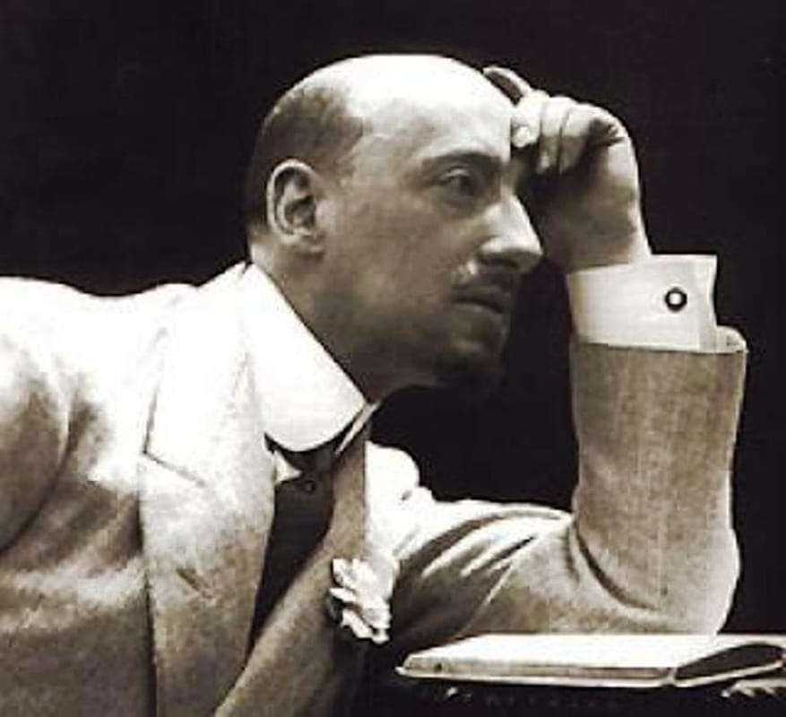Il poeta abruzzese Gabriele D'Annunzio