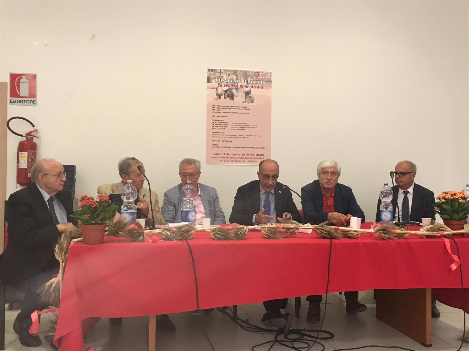 Convegno a Raddusa del Coordinamento delle Associazione Regionale Siciliane dell’Emigrazione