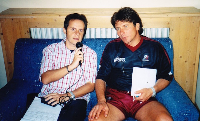 Il tecnico del Torino Walter Mazzarri intervistato da Emilio Buttaro ai tempi della Reggina