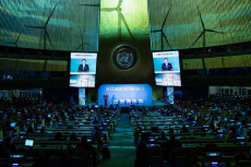 Il Presidente del Consiglio, Giuseppe Conte, interviene al Climate Action Summit.