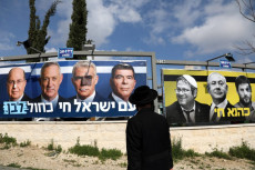 Posters elettorali in Israele