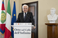 Il Presidente Sergio Mattarella a Recanati,al Centro Nazionale Studi Leopardiani,in occasione del bicentenario della stesura de “L’Infinito” di Giacomo Leopardi .
