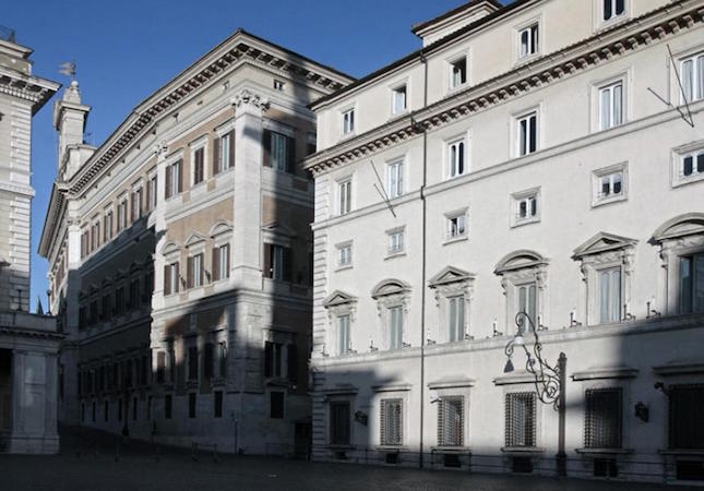 Palazzo Chigi, sede del Governo.