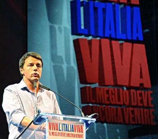 In una foto d'archivio il sindaco di Firenze, Matteo Renzi, durante il suo intervento alla convention 'Viva l'Italia viva, il meglio deve ancora venire, a Firenze,