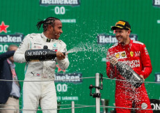 Formula 1: Hamilton e Vettel sul podio del Gp Del Messico,