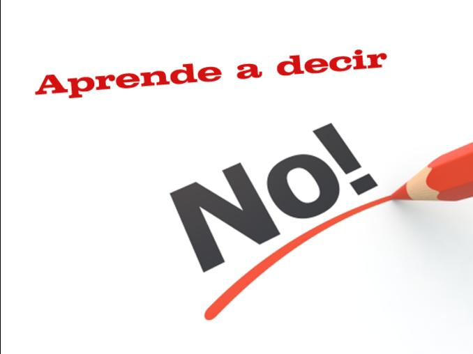 Cómo aprender a decir NO
