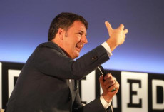 Il senatore di Italia Viva Matteo Renzi al Wired next fest, in corso a Palazzo Vecchio a Firenze