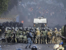 Le Forze di sicurezza boliviane nel dipartimento di Cochabamba