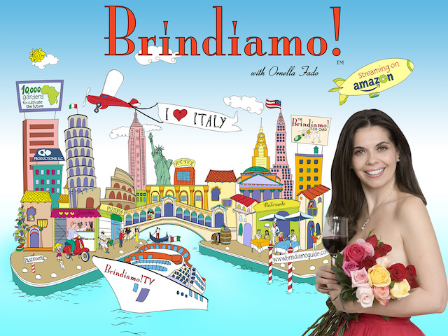 Ornella Fado, la prima conduttrice italiana ad entrare nei ristoranti italiani della Grande Mela si prepara a celebrare i primi quindici anni del suo programma televisivo Brindiamo!
