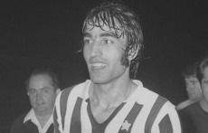 Pietro Anastasi, con la maglia della Juventus,