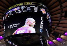 Nba, l'omaggio a Bryant prima di New York Knicks-Brooklyn Nets.