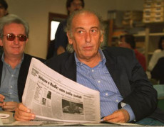 Il giornalista Italo Moretti in una foto d'archivio.