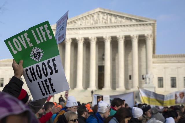 La 46esima marcha annuale anti-aborto arriva davanti alla Corte Suprema a Washington, DC, USA.
