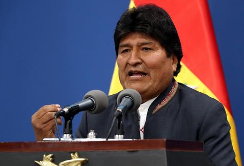 L'ex presidente di Bolivia Evo Morales