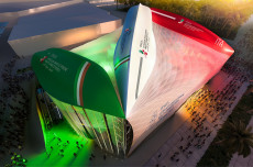 Un modello del Padiglione Italia EXPO 2020 Dubai.