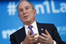 Il miliardario ed ex sincado di New York Michael Bloomberg in una foto d'archivio. (ANSA-EPA/SHAWN THEW)