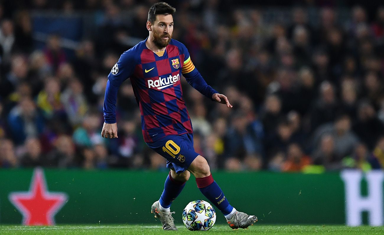Il fuoriclasse argentino del Barcellona Lionel Messi.