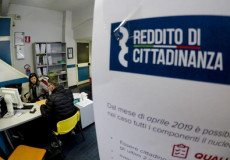 Un ufficio del reddito di cittadinanza.