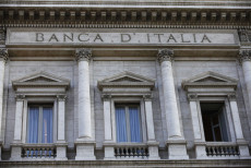 Veduta esterna della sede della Banca d'Italia, Palazzo Koch, a Roma in una foto d'archivio.