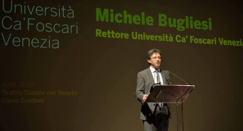 Il Rettore dell'Università Ca’ Foscari, Michele Bugliesi.