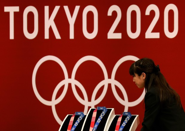 Poster sulle Olimpiadi di Tokyo 2020.