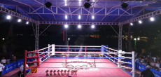 Il ring del Polideportivo Alexis Arguello di Nicaragu