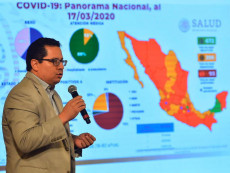 Il direttore generale del dipartimenti di infettivologia messicano Jose Luis Alomia Zegarra spiega la diffusione del coronavirus nel Paese.