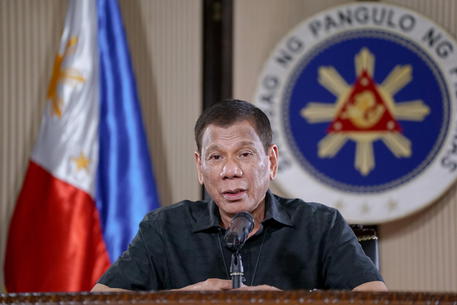 Il presidente delle Filippine Rodrigo Duterte.