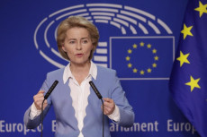 La presidente della Commissione Europea Ursula Von der Leyen.