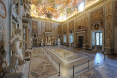 Una sala di esposizioni della Galleria Borghese.