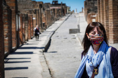 Coronavirus in Italia: visite guidate a Pompei.