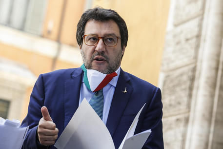 Il leader della Lega Nord Matteo Salvini in una recente foto.
