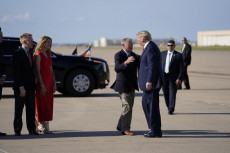 L'arrivo del presidente Donald Trump a Tulsa