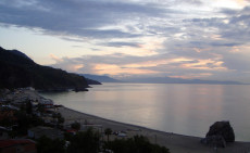 Costa viola in Calabria.