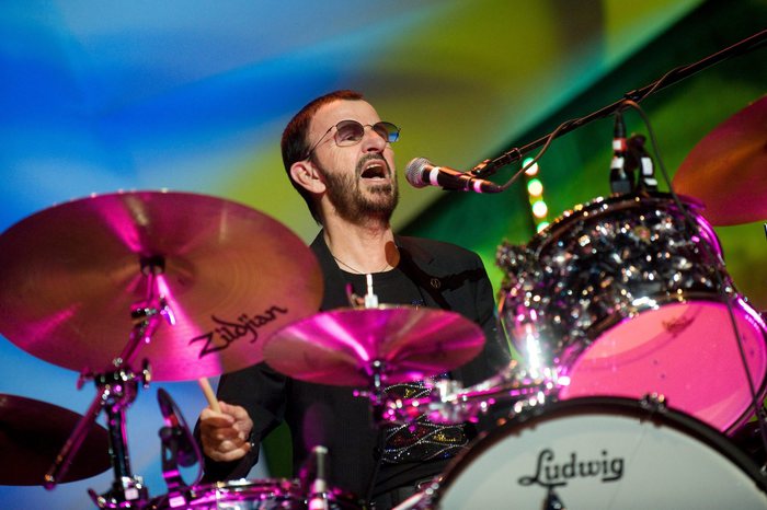 Ringo Starr in una recente foto d'archivio