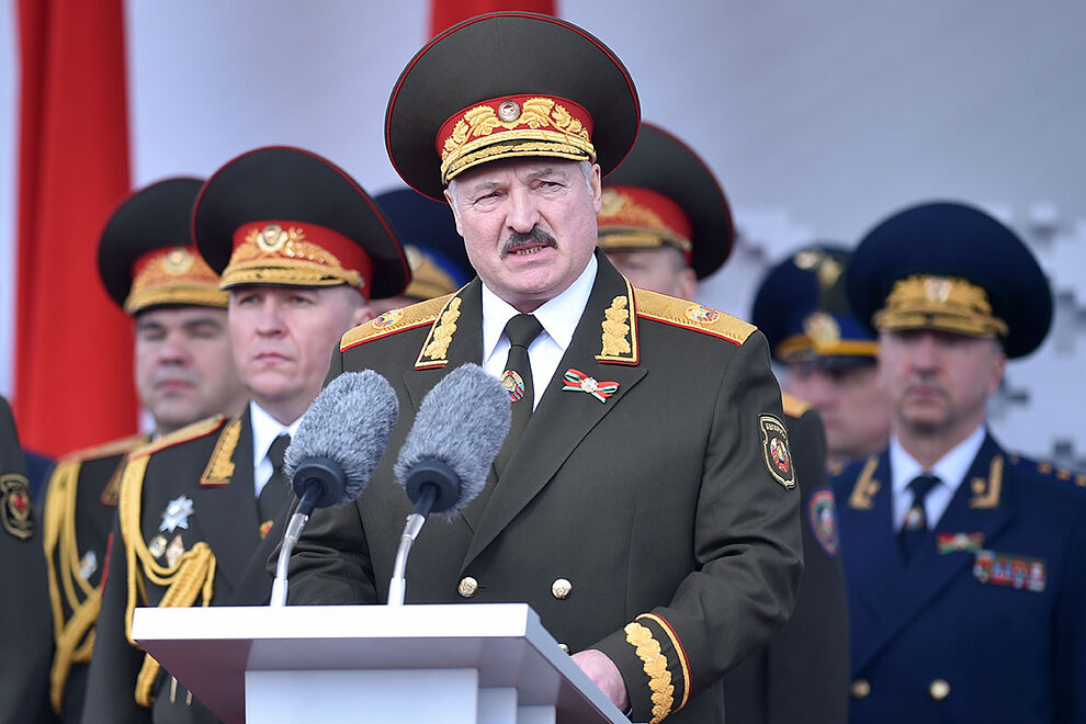 Il presidente della Bielorussia, Alexander Lukashenko, in una foto d'archivio.