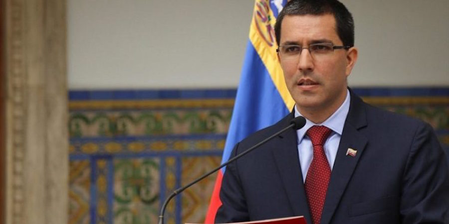 Il ministro degli Esteri venezuelano, Jorge Arreaza