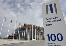 Edificio sede della Bei, la banca europea degli investimenti,