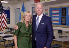 Joe Biden con la moglie, la italo-americana Jill Tracy Biden