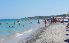 Una spiaggia in Puglia.