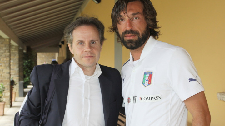 Andrea Pirlo insieme a Emilio Buttaro ai tempi della Nazionale.