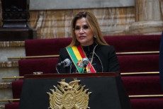 La ex presidente ad interim boliviana Jeanine Anez.
