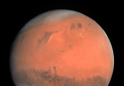 Un'immagine del pianeta Marte.