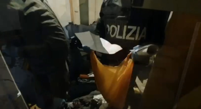 Frames video operazione della Polizia di Stato "Valhalla Marine".