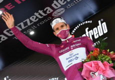 Il francese Arnaud Demere fa il tris al Giro d'Italia.