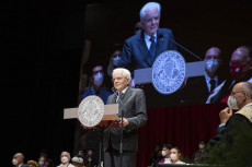 Il Presidente Sergio Mattarella alla cerimonia di inaugurazione dell’Anno Accademico 2020/2021 dell’Università degli Studi di Macerat