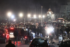 La manifestazione del 23 ottobre di protesta contro le misure anti-Covid del governo a Napoli.