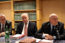 Gio Battista Colombo, Gaetano Cortese e Umberto Vattani.
