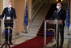 I ministri dell'Economia francese e italiano, Le Maire e Gualtieri.